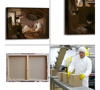 Spitzweg il povero poeta design quadro stampa tela dipinto telaio arredo casa