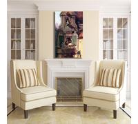 Spitzweg lettera d'amore intercettata quadro stampa tela telaio arredo casa