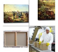 Spitzweg turista inglese campagna quadro stampa tela dipinto telaio arredo casa