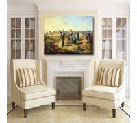 Spitzweg turista inglese campagna quadro stampa tela dipinto telaio arredo casa