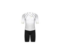 Spiuk long distance max short sleeve tri suit white