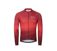 Maglia Spiuk Top Ten manica lunga rosso degradato - S