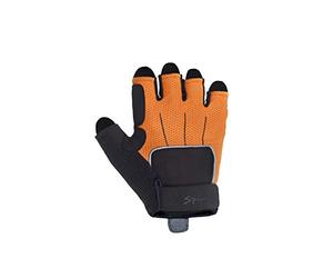 Spiuk Urban - Guanti Corti da Uomo, Arancione/Nero, XXL