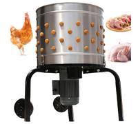 Spiumatrice Automatica Per Pollame Di Nuova Generazione, Spiumatrice A Tamburo Da 400 W - Tamburo In Acciaio Inossidabile Con Diametro Di 50 cm Per Una Rimozione Efficiente Delle Piume