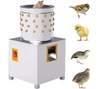 Spiumatrice Automatica per pollame, spiumatrice di Piume di Pollo per carichi Pesanti per Uccelli, quaglie, piccioni e Altro pollame - 95 aste in Gomma, Motore 1440 Giri/min