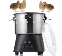 Spiumatrice Elettrica, Spiumatrice In Acciaio Inossidabile Da 5000 Giri/min, Spiumatrice Automatica Per Quaglie, Piccioni, Lavora Manualmente O Con Un Timer, Sicura, Efficiente E Durevole