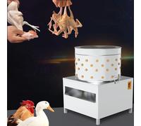 Spiumatrice per polli, 50 litri di grande capacità, 56,5x57x86 cm, in acciaio inox, interruttore a un pulsante, per pollame, anatre, quaglie, piccioni