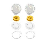 Spizummp Lace Locks - Serrature per delle scarpe, di ricambio, facili e resistenti, per camminate, escursioni, corsa, scarpe da ginnastica da adulti, bambini, donne e uomini, bianco, Refer to