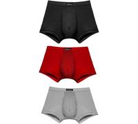 SPKVINOS Slip da Uomo per Il Trattamento della prostata in tormalina Magnetica Convessa a Forma di U. Slip da Uomo durevoli. (3 Items,2XL)