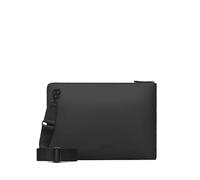 Spläsh Borsa per computer portatile: borsa per laptop da 16 pollici con tracolla, materiale impermeabile ecologico, Nero