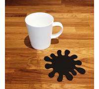 Splash a Forma Di Sottobicchiere Set - Marrone Moka
