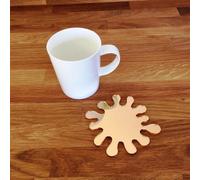 Splash a Forma Di Sottobicchiere Set - Oro Specchio
