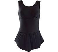 Splash About Costume da bagno da donna con gonna e protezione per l'incontinenza incorporata, Nero, 34-36
