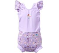 Splash About Happy Costume And Toddler Swim Nappy, Lilac Spring, 0-3 Mesi Baby Girls