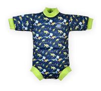 Splash About Happy Nappy - Costume da bagno per neonati e bambini con pannolino integrato, Turtle Tide, 3-9 Months