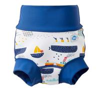 Splash About Happy Nappy Duo Pannolino da Nuoto Riutilizzabile, Tug Boats, 2-3 anni
