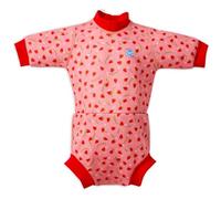 Splash About Happy Wetsuit And Toddler Swim Nappy, Strawberry Field, 3-9 Mesi Unisex Baby