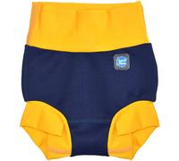 Splash About Happy Nappy Pannolino da Nuoto Riutilizzabile, Navy & Giallo, 6-12 Mesi