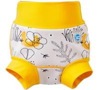 Splash About Happy Nappy Pannolino da Nuoto Riutilizzabile, Flower Meadow, 3-6 Mesi