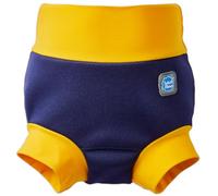 Splash About Happy Nappy Pannolino da Nuoto Riutilizzabile, Navy & Giallo, 6-12 Mesi