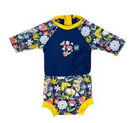 Splash About Happy Nappy Tuta del Sole con Pannolino da Bagno Riutilizzabile, Garden Delight, 6-14 Mesi