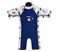 Splash About Muta da Sole e Mare per Bambini, One Piece Swimsuit Boy's, Tug Boats, 2-4 Anni