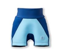 Splash About Splash Jammer Duo Costume da Bagno con Pannolino Integrato per Bambini, Blu/Marino, 4-5 Anni