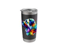 Splash Art Anatolian Shepherd Dog Bicchiere termico in acciaio inox doppia parete