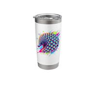 Splash Art Armadillo Armadilli Bicchiere termico in acciaio inox doppia parete