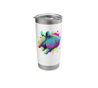 Splash Art Armadillo Armadilli Bicchiere termico in acciaio inox doppia parete