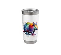 Splash Art Armadillo Armadilli Bicchiere termico in acciaio inox doppia parete