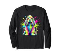 Splash Art Art Cocker Spaniel Spaniels Maglia a Manica