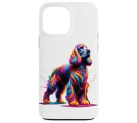 Splash Art English Cocker Spaniel Spaniels Custodia per iPhone 13 Pro Max
