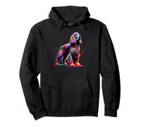 Splash Art English Cocker Spaniel Spaniels Felpa con Cappuccio