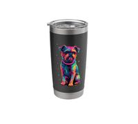 Splash Art Griffon Bruxellois Brussels Griffon Bicchiere termico in acciaio inox doppia parete