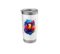 Splash Art Inseparabile Birdwatching Inseparabili Bicchiere termico in acciaio inox doppia parete