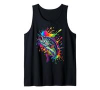 Splash Art Largemouth Bass Fishing Canotta