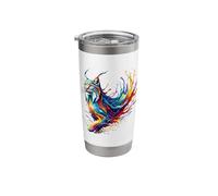 Splash Art Lince Linci Bicchiere termico in acciaio inox doppia parete