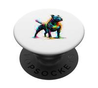 Splash Art Staffordshire Bull Terrier Staffy Terriers PopSockets PopGrip Adesivo