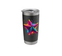Splash Art Stella Marina Stelle Marine Bicchiere termico in acciaio inox doppia parete