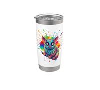 Splash Art Sugar Glider Bicchiere termico in acciaio inox doppia parete