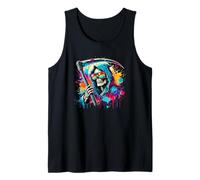 Splash Art Tristo Mietitore Occhiali da Sole Halloween Canotta