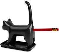 Splash Brands 8034-1 - Temperamatite sonoro a forma di gatto, colore: bianco