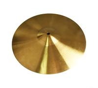 Splash Crash Hi-hat - Set di 6 piatti per batteria, 6/8/10/12/14/16 pollici, in ottone, con attacco luminoso e sostenitori bilanciati, piatti per jazz, sale prove (35,6 cm)