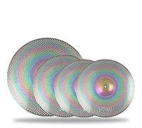 Splash Cymbal Drum Kit Cymbal Mute Cymbal Cover Soft Cover Cymbal Morgler Cymbal 14/16/18/20 Piatto Splash (Color : Colorful)