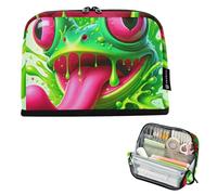 Splash Frog - Astuccio portamatite con cerniera, per ragazze e aula