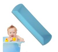 Splash Guard on Bathtub, Silicone Water Barrier Edge Protector, Non-Slip Waterproof Bath Toy Tray Holder for Toddler, Baby Washing Time Bathroom Sink Tub Playtime