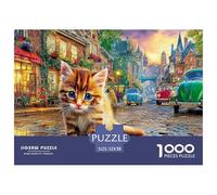 Splash KittenMaster-Level Jigsaw Puzzles for Adults Embark on A 1000-Piece Advanced And Challenging Puzzle Games Journey - Positioned As The Ultimate Gift Jigsaw Puzzles for Adults And Kids Age 12 Ye