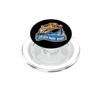 SPLASH MARK READY Cane che salta dal pontile PopSockets PopGrip per MagSafe
