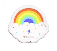 Splash Pad, piscina con irrigatore luminoso for bambini e cani, divertente tappeto da gioco con fontana da giardino, giocattoli acquatici estivi for esterni perfetti for il giardino(A)